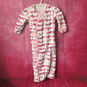 (2 for $20) Newborn Magnetic Snapped Nightgown